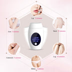 600000 Flashes IPL Laser Epilator  Permanent Hair Removal Device LED Whole Body Laser Hair Remover Machine