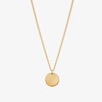 Initial Coin Necklace